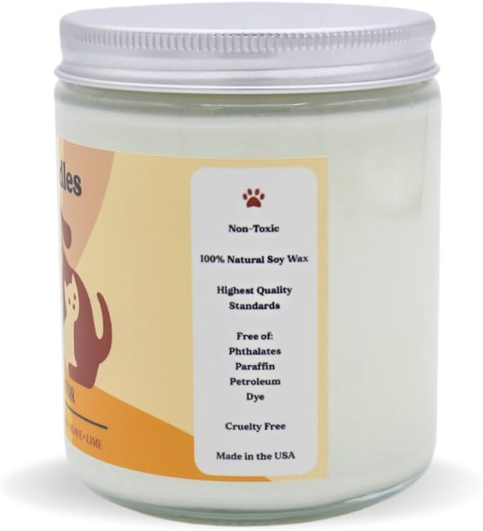 Pet Palace Candles - Odor Eliminator Candle, Incredible Scents - 100% Soy - Neutrolizer Eliminates Odors from Pets, Smoke, Urine, and More. Eco-Friendly and Non-Toxic (Hello Sunshine)