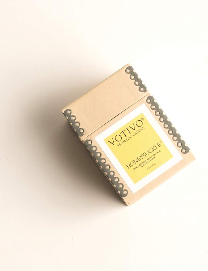 VOTIVO 6.8oz Aromatic Candle-Honeysuckle