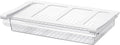 Pull-Out Fridge Drawer Organizer - Under Shelf Storage Bins for Cheese Slices, Deli Meat & Small Items - Space Saving Refrigerator Organizer (2" Height x 12.7" Width)