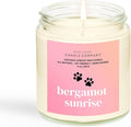 Bergamot Sunrise | Pet Friendly Candle | Soy-Free Coconut Apricot Wax | Clean Burning | Non-Toxic | Veterinarian Approved | Pet Odor Eliminator | Air Freshening Scented Candle | 9 oz