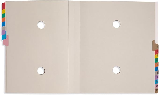 Blue Summit Expanding Desk File Sorter Organizer, Alphabetical File Organizer, Desk Sorter, Letter Size, 20 Dividers for A-Z Accordion File Organizer