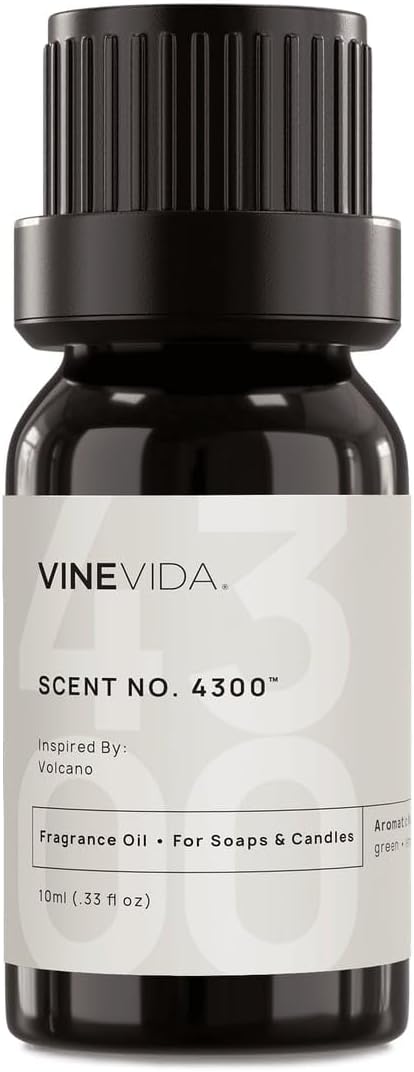 VINEVIDA [10mL] Volcano Fragrance Oil for Candle Making - Natural Candle Oil Scents - Soap Making Essential Oil - Made in USA
