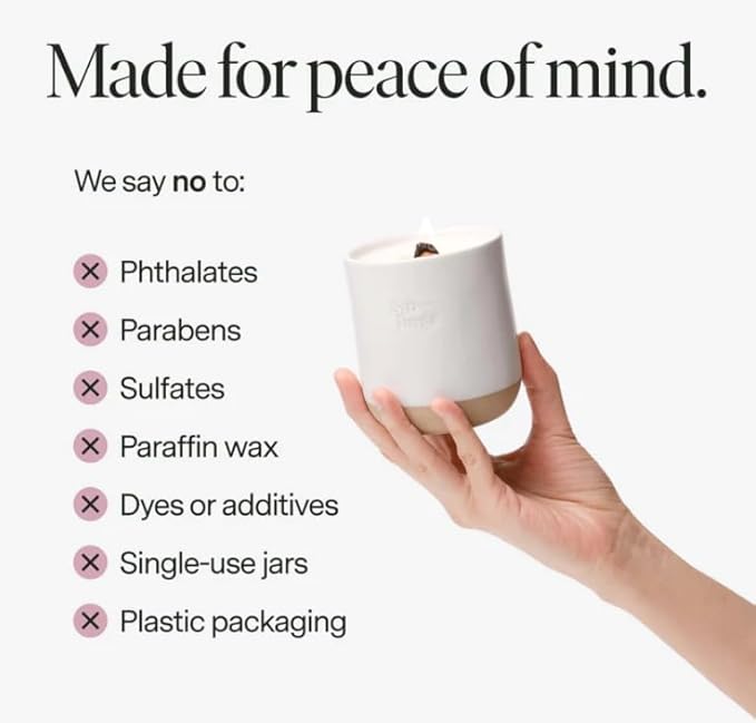Siblings Candle Refill Kit – DIY Coconut Soy Wax Candle Making Kit for Reusable Vessels – Wooden Wick – No 01: Bergamot, White Rose, Oakmoss – 60 Hour Burn