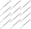 MAGICLULU Candle Wick Centering Clips 12Pcs Carbon Steel Wick Holders for DIY Candle Making Fixing Tool Compatible with Various Container Shapes 4.33In Length