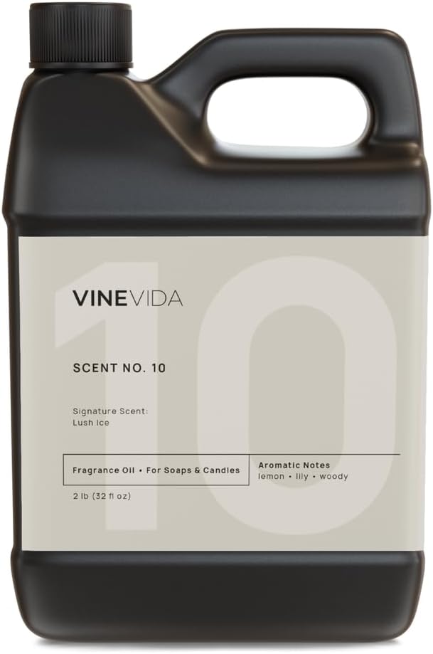 VINEVIDA [32oz] Lush Ice Fragrance Oil for Candle and Soap Making - Made in USA Natural Scents