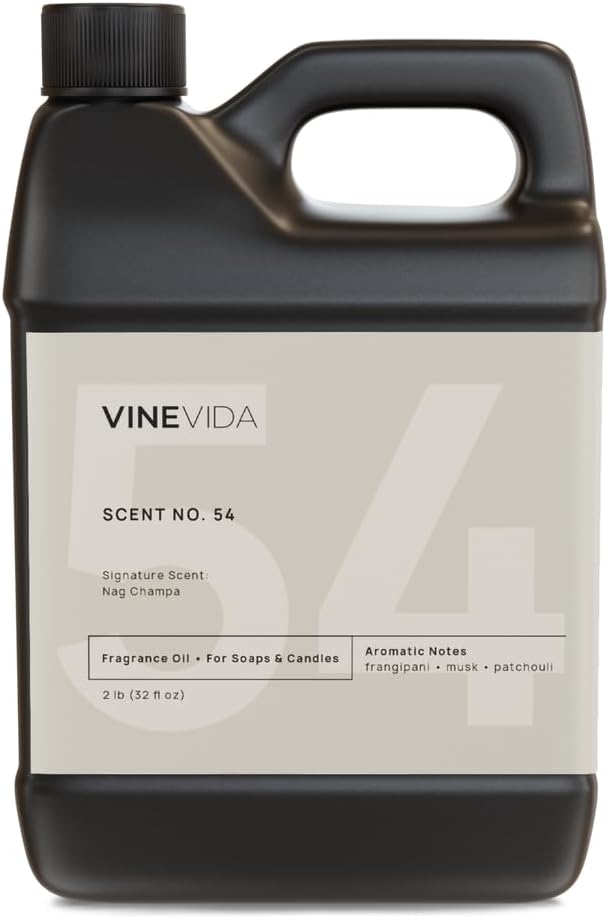 VINEVIDA [32oz] Nag Champa Fragrance Oil for Candle Making - Made in USA Scents for Soap Making - Natural Candle Fragrance Oil