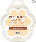 One Fur All Pet House Scented Wax Melts for Warmer - Long-Lasting Pet Friendly Plant Based Soy Wax Melts, Pumpkin Spice Pack of 2