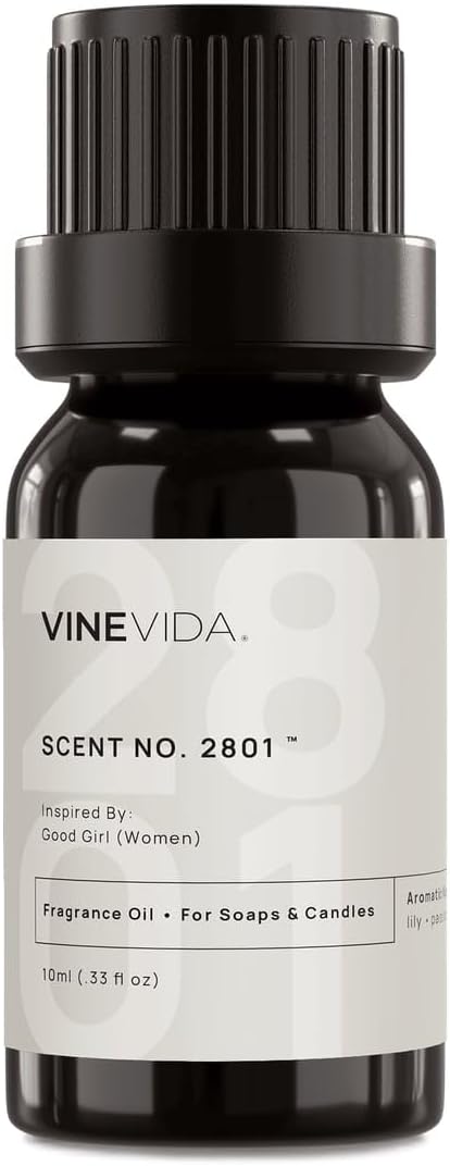 VINEVIDA [10mL] Fragrance Oil for Candle Making - Natural Candle Oil Scents - Soap Making Essential Oil - Made in USA