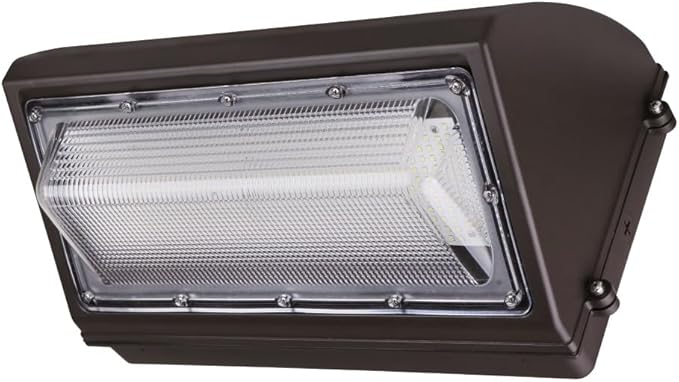 RuggedGrade 200W LED Wall Pack - Durado II Series - 26,000 Lumens - Semi Cut-Off with Photocell - 3000K Warm White - Outdoor LED Wall Light - Bronze Housing - DLC 5.1 Premium