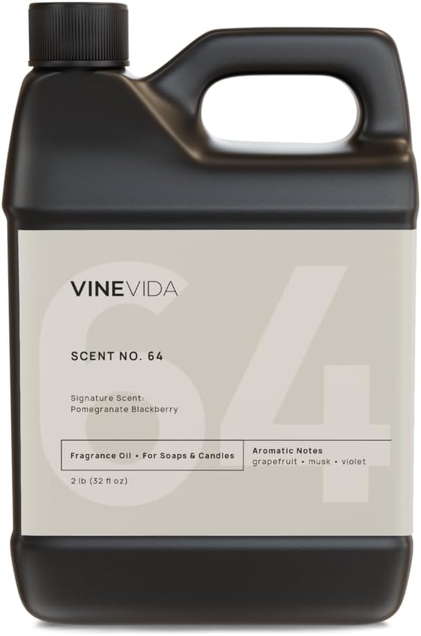 VINEVIDA [32oz] Pomegranate BlackBerry Fragrance Oil for Candle Making and Soap Making - Premium Candle Scents for Soy Candles