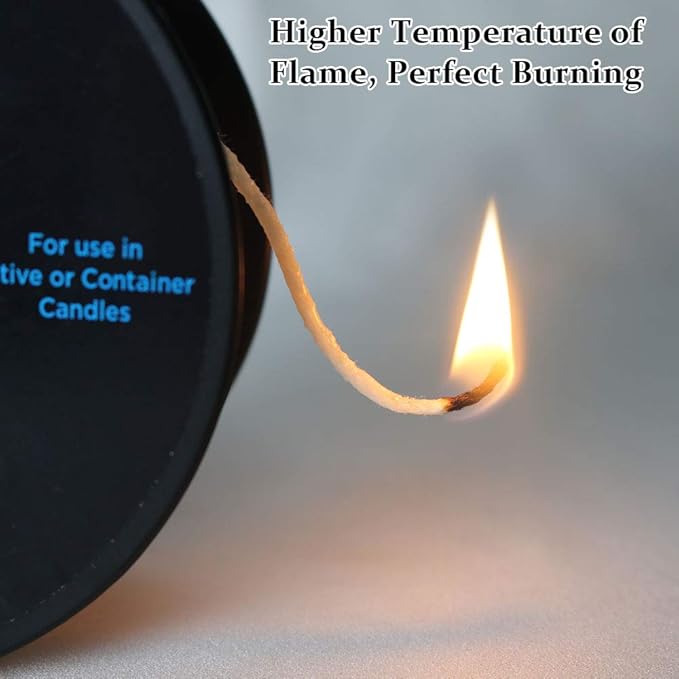 EricX Light Zinc Core Candle Wick 225ft Spool Specialize for Votive or Container Candle Making,Large