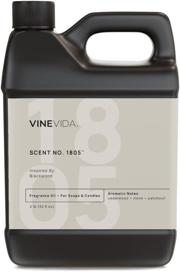 VINEVIDA [32oz] Blackwood Fragrance Oil for Candle Making - Natural Candle Oil Scents - Soap Making Essential Oil - Made in USA