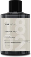 VINEVIDA [16oz] Birch & Black Pepper Fragrance Oil for Candle Making - Natural Candle Oil Scents - Soap Making Essential Oil - Made in USA