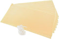 Stakich Candle Making Pure Beeswax Kit, 10 Full Size Sheets - 8 1/8 Inch x 16 3/4 Inch - Comes with Wicking and Instructions
