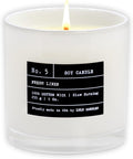 Lulu Candles | Fresh Linen | Smells Clean & Crisp | Luxury Scented Soy Jar Candle | Hand Poured in The USA | Highly Scented Long Lasting (9 Oz.)