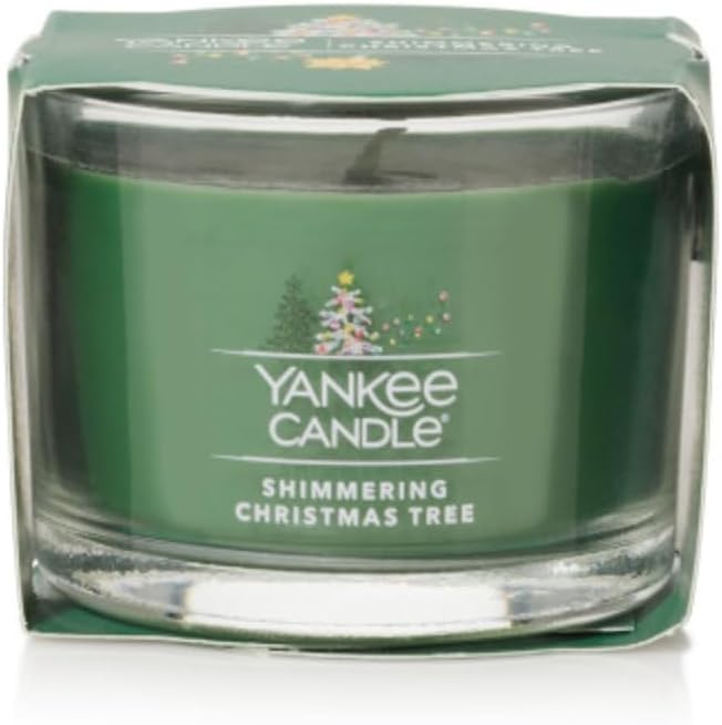 Yankee Candle Minis Jar, Shimmering Christmas Tree, 1.3 OZ (Pack of 6)