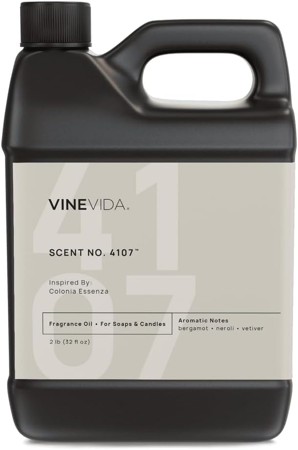 VINEVIDA [32oz] Scent No. 4107 Fragrance Oil for Candle Making - Natural Candle Oil Scents - Soap Making Essential Oil - Made in USA