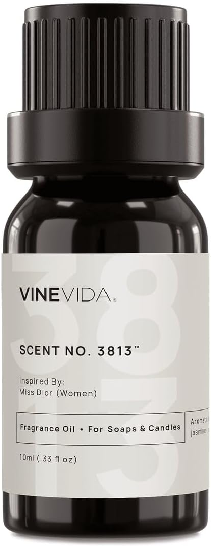 VINEVIDA [10mL] Miss (Women) Fragrance Oil for Candle Making - Natural Candle Oil Scents - Soap Making Essential Oil - Made in USA