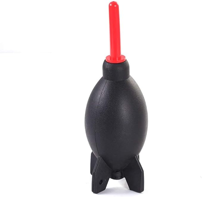 FocusFoto PRO 6.6 Inch Rubber Rocket Air Blower Duster Cleaner Dust Cleaning for DSLR Camera CCD Lens Keyboard Red