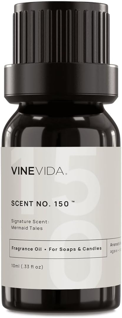 VINEVIDA [10 ml] Mermaid Tales; Fragrance Oil for Candle Making and Soap Making - Premium Candle Scents for Soy Candles