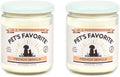 Pet's Favorite French Vanilla Candles for Home, Clean Burning, Long Lasting Pet Friendly Candles with a Natural Fiber Wick and 70 Hour Burn TIme, Pack of 2