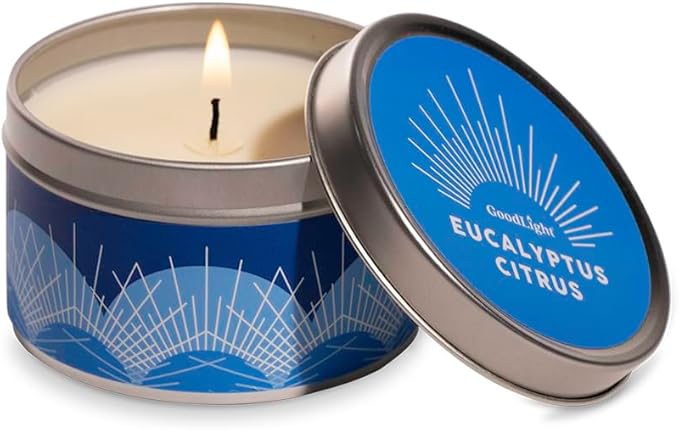 GoodLight Premium Paraffin-Free Scented Candle Collection, Set of 6 Natural Fragrances with Pure Essential Oils for a Clean-Burning, Relaxing Experience