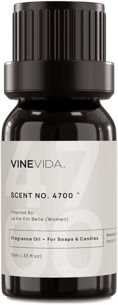 VINEVIDA [10mL] La Vie Est Belle (Women) Fragrance Oil for Candle Making - Natural Candle Oil Scents - Soap Making Essential Oil - Made in USA