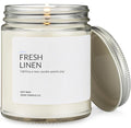 1OAK Fresh Linen Candle Soy Wax - Linen & Clean Cotton Candle Scented - Long Burning Candles Premium - Hand-Poured (7oz.)