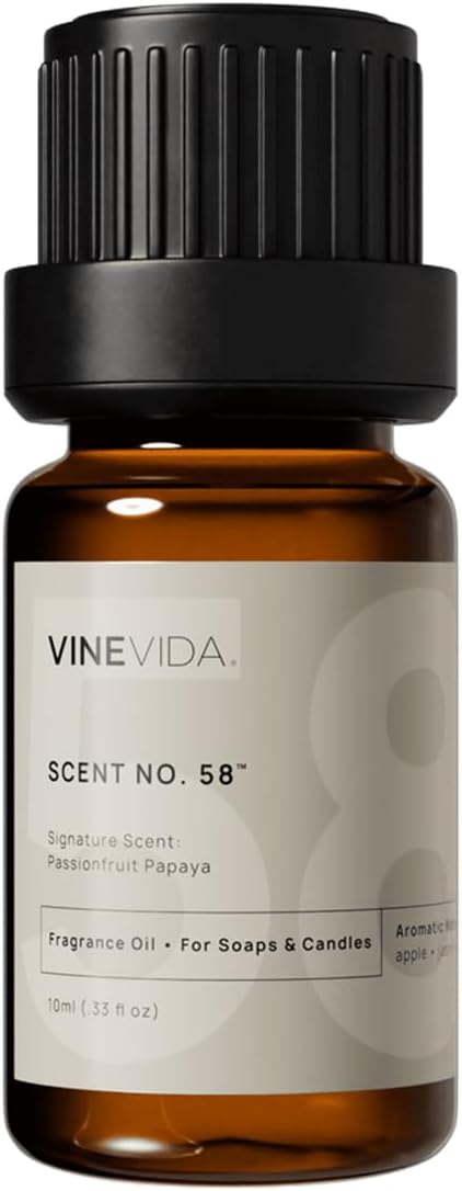 VINEVIDA [0.33oz] Scent No.58 Fragrance Oil for Candle Making and Soap Making - Premium Candle Scents for Soy Candles