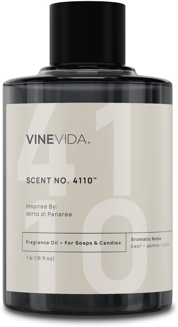 VINEVIDA [16oz] Mirto di Panarea Fragrance Oil for Candle Making - Natural Candle Oil Scents - Soap Making Essential Oil - Made in USA