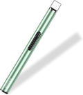 REIDEA Lighter S4 Electronic Candle Lighter USB Rechargeable with Security Lock, Windproof Fast Heat Sinking, Non-Slip Switch for Candle, Grill, Camping (Mint Green)