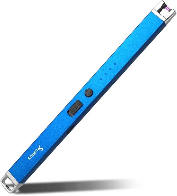 SUPRUS Electric Arc Lighter Windproof Flameless Rechargeable USB Lighter with Safety Lock for Home Kitchen BBQ Candle