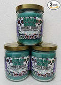 Smoke Odor Exterminator 13oz Jar Candle, Sugar Skull Three Pack.