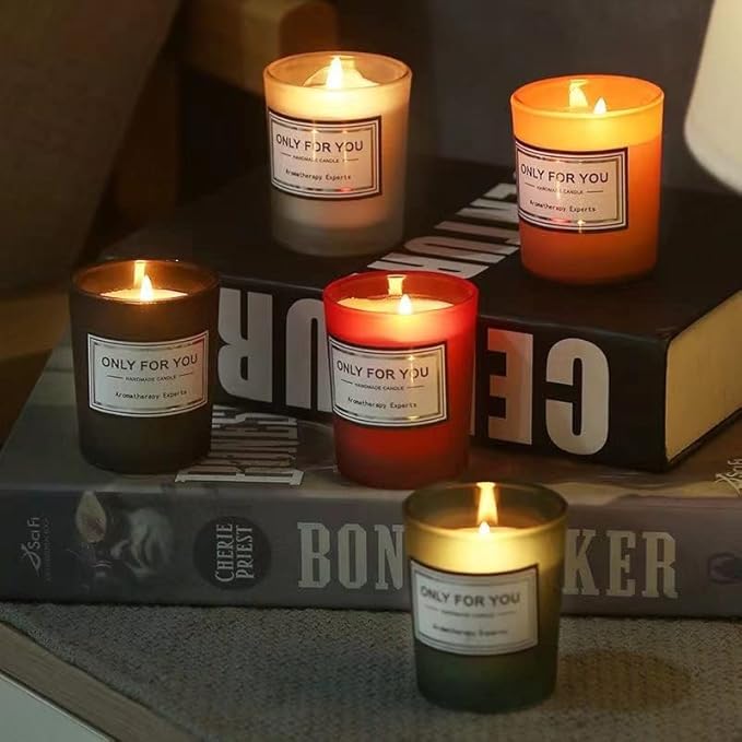 100pcs ECO 2 Wicks for Soy Candles, 6 inch Pre-Waxed Candle Wick for Candle Making,Thick Candle Wick with Base