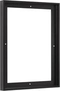 Pixy Canvas 30x40 Floater Frame for Canvas Paintings. 12 Colors. Floating Frame fits 5/8", 3/4" & max 7/8" Deep Stretched Canvas & Wood Panels (Black Oak, 30 x 40 inch)
