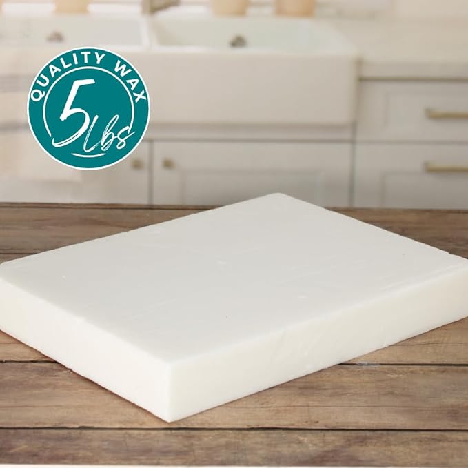 Direct Candle Supply - Coconut Soy Wax Blend for Candle Making - 5 lb. Creamy Blend for High Load Fragrance Formulation - (5 lb)
