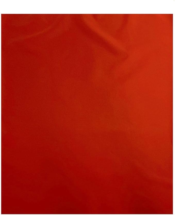 Mybecca Waterproof Canvas Marine Fabric 600 Denier Indoor/Outdoor PU Backing UV Protector Orange 5 Yards