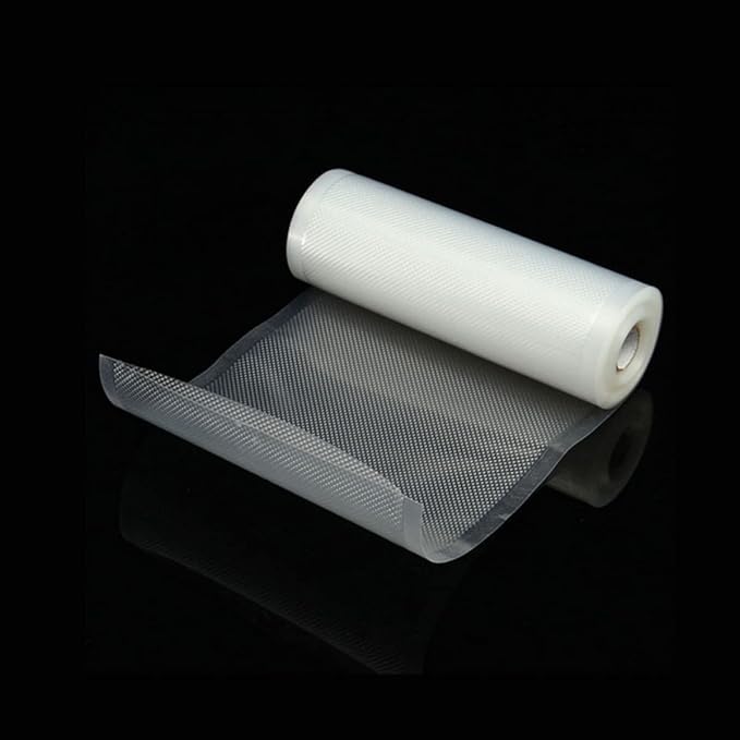 PRETYZOOM Maximize Freshness: 20x500cm Embossed Vacuum Sealer Bags Jumbo Vacuum Storage Bags Air Removal Channels for Long-lasting Storage