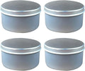 IWOWHERO 4 Pcs DIY Handmade Candle Making Tin Box Set for Scented Candles Travel-Size Iron Containers Lids for Home Practice and Wedding Favors