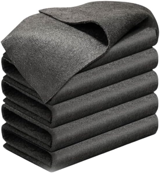 Fliwos Thickened Magic Cleaning Cloth, 2026 New Reusable Microfiber Cleaning Cloths, Streak Free Glass Wiping Cloths, Multipurpose Kitchen Rags Towels for Window, Mirror and Car Glass (5, 8×12 in)