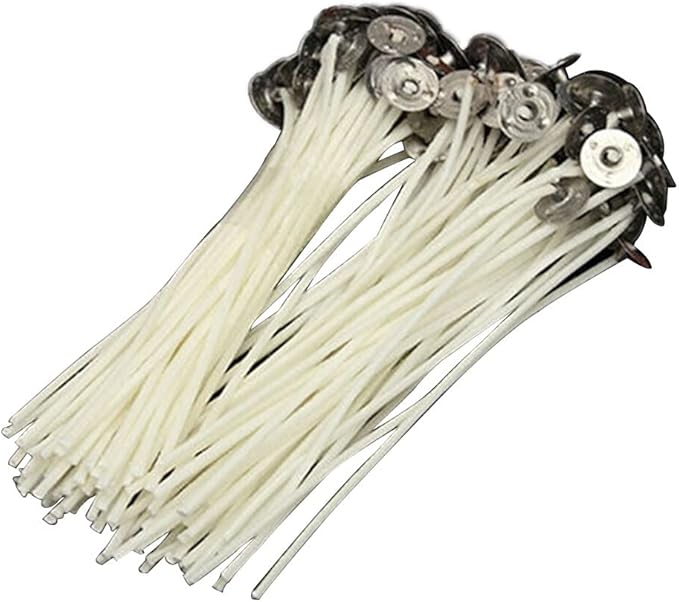 30Pcs 4 Inch Candle Wicks Cotton Core Waxed with Candle Making DIY Durability and Fashion