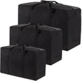 SANSAM Extra Large Heavy Duty Moving Bag,Waterproof Duffle Bag with Zippers,Oxford Cloth Storage Tote Bags for Travelling,College Dorm, Space Saving