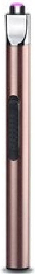 USB Arc Rechargeable Windproof Long Lighter, Electric Candle Lighter Day Gifts for Mom from Daughter Son Birthday Gifts for Mom Women Men Wife Sister (RG)