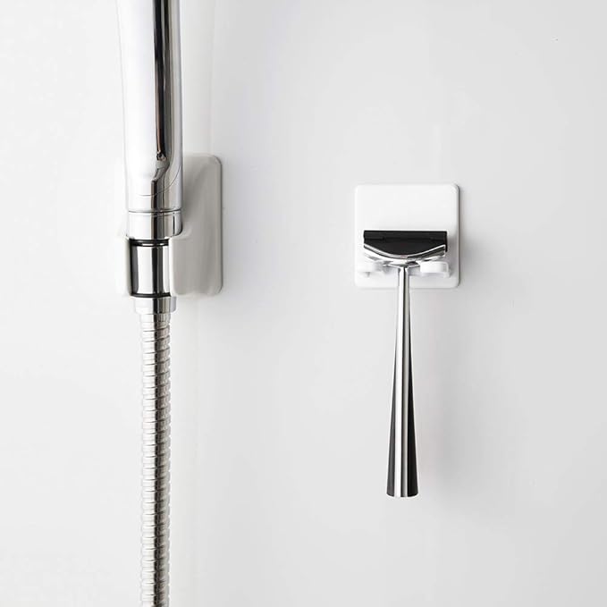Yamazaki 4706 Tower Magnetic Bathroom Shaver Holder, White, Approx. 2.0 x 1.6 x 2.0 inches (5 x 4 x 5 cm)