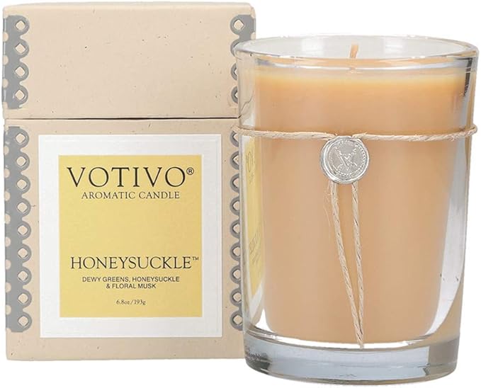 VOTIVO 6.8oz Aromatic Candle-Honeysuckle