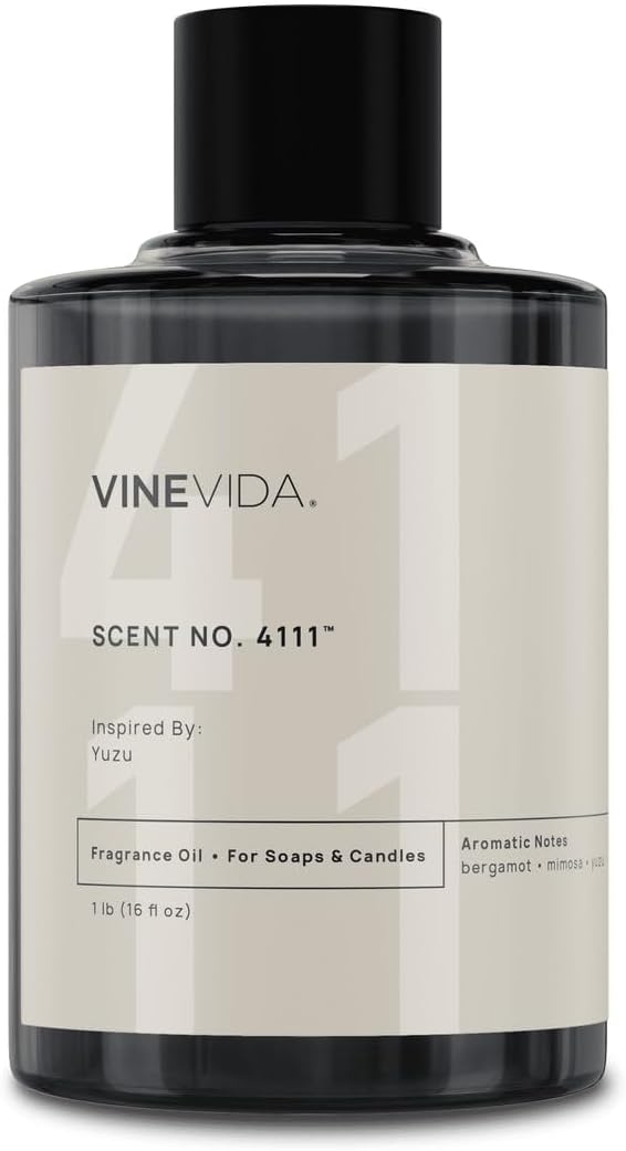 VINEVIDA [16oz] Yuzu Fragrance Oil for Candle Making - Natural Candle Oil Scents - Soap Making Essential Oil - Made in USA
