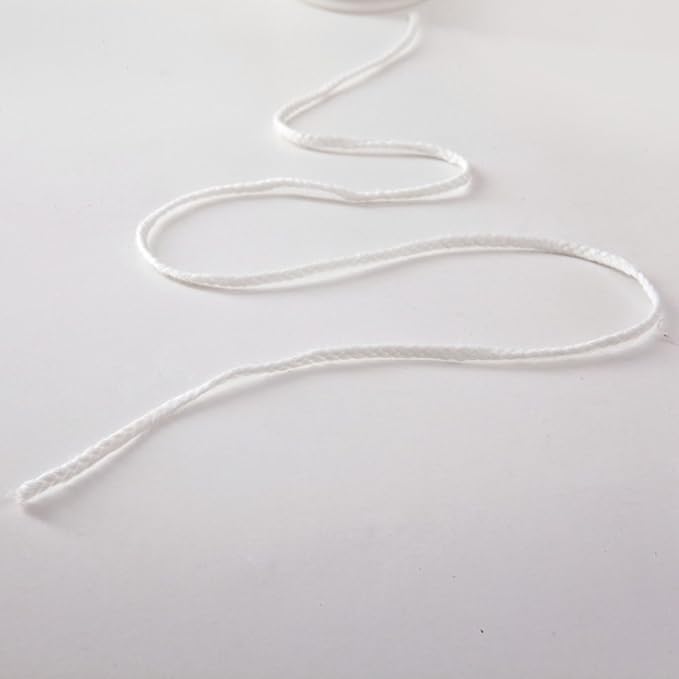 EricX Light #24PLY/FT Braided Wick: 200 Foot Spool.Candle Wicks for Candle Making,Candle DIY