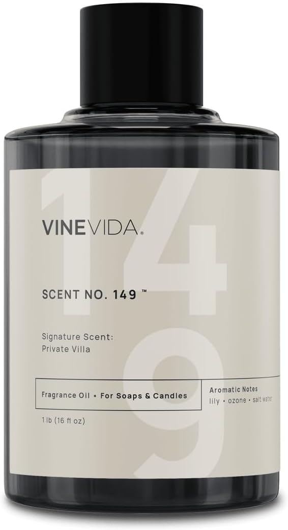 VINEVIDA [16 oz] Private Villa; Fragrance Oil for Candle Making and Soap Making - Premium Candle Scents for Soy Candles