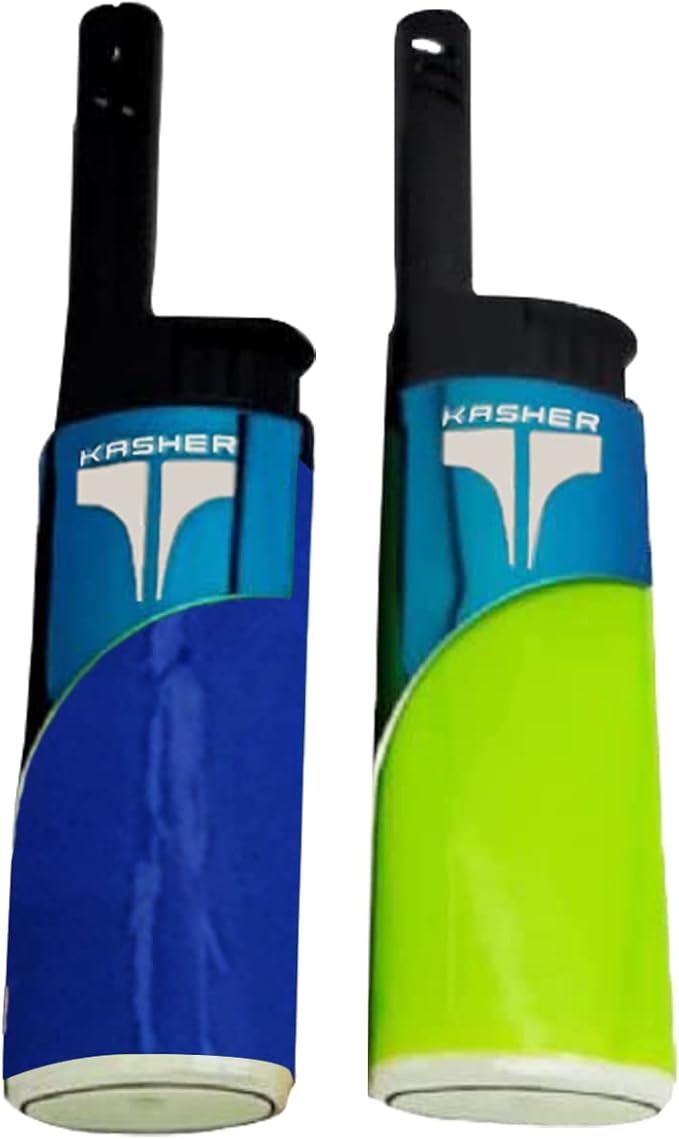 Kasher EZ Reach Candle Lighter with Tool - Extended Wand - Ideal for Lighting Scented Candle Jar, Camping, Outdoor, and BBQ | Pack of 2 (Green)