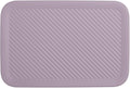 Superio Ribbed Collection Lid for Decorative Plastic Basket Open Home Storage Bins Organizer Baskets, Medium Lilac - for Organizing Closet Storage Bins for Shelves Drawer Shelf 5 Liter